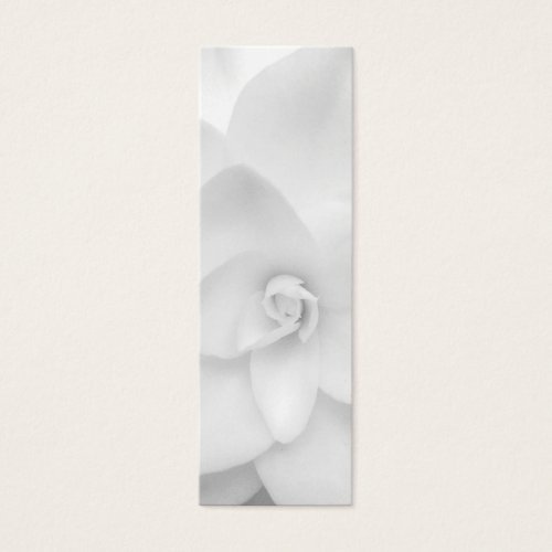 White Flower Bookmark Business Cards