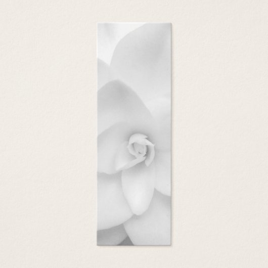White Flower Bookmark (Front)
