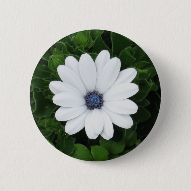 White Flower button (Front)