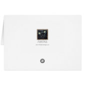 White Flower Card (Back Horizontal)