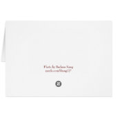 white flower cards (Back Horizontal)