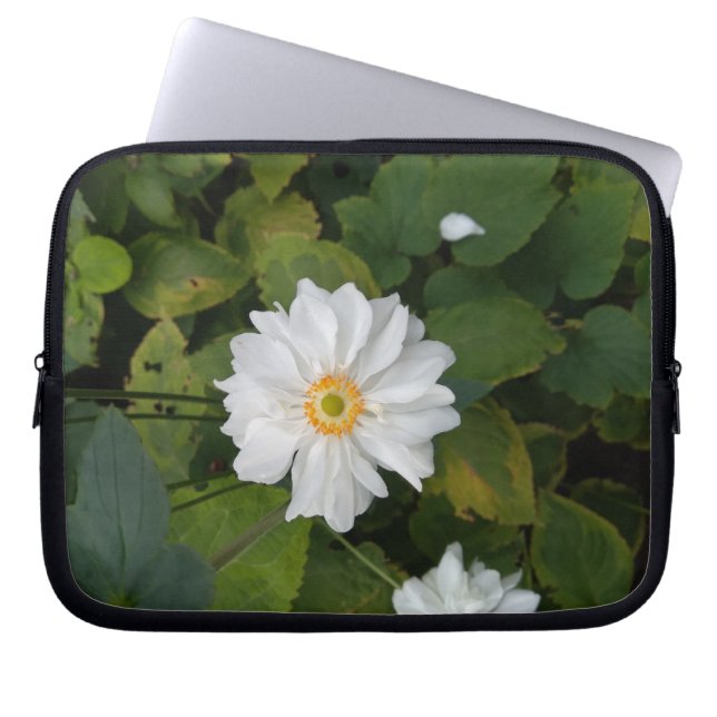 White Flower Electronics Bag (Front)