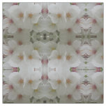 White Flower Fabric