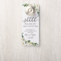 White Flower & Greenery Wedding Door Hangers White Flower & Greenery Wedding Door Hangers