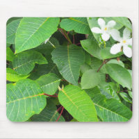 White Flower Mousepad
