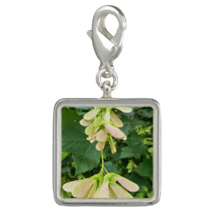 White Flower Nature Charm Pendant