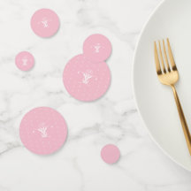 White Flower Pastel Pink Easter