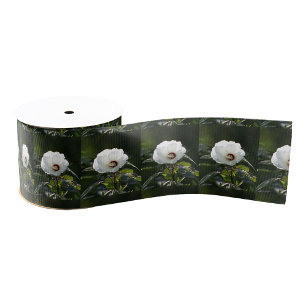 White Flower Photo Ribbon