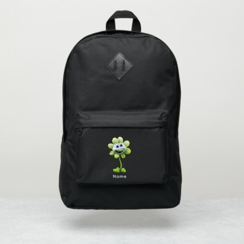 White Flower Port Authority Backpack