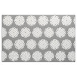 White Flower Ribbon by Kenneth Yoncich Fabric