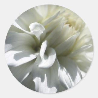 White Flower Stickers