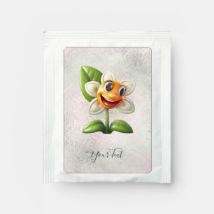 White Flower Tea Bag Drink Mix