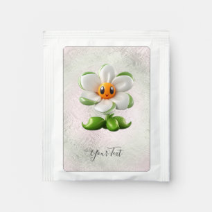 White Flower Tea Bag Drink Mix