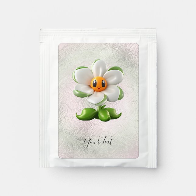 White Flower Tea Bag Drink Mix (Front)