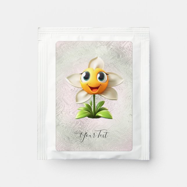 White Flower Tea Bag Drink Mix (Front)