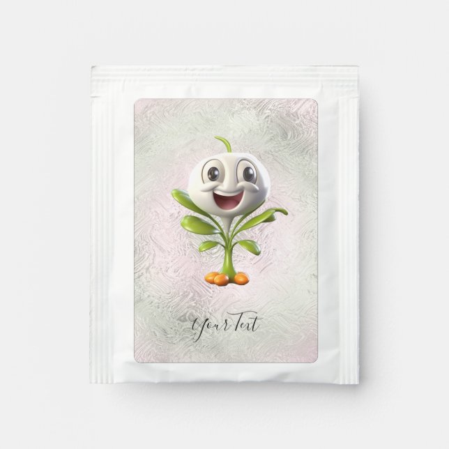 White Flower Tea Bag Drink Mix (Front)