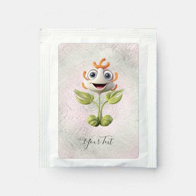 White Flower Tea Bag Drink Mix (Front)