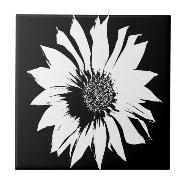 White Flower Tile (Front)