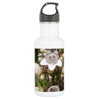 White Flower Water Bottle