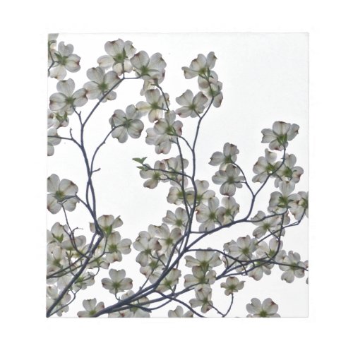 White Flowering Dogwood Notepad