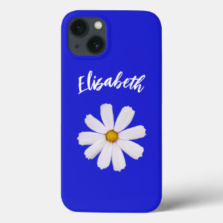 White flowers are so cute iPhone 13 case
