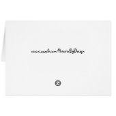 White Flowers, Bible verse (Hebrews) on faith hope (Back Horizontal)