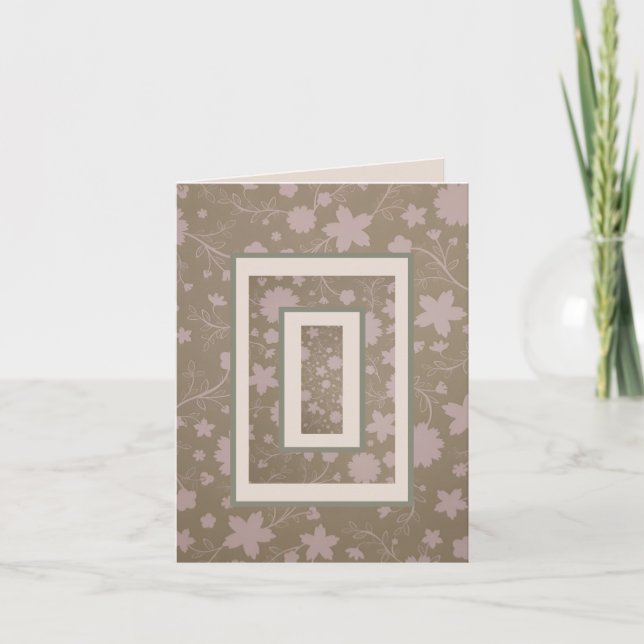 White Flowers Card (Front)