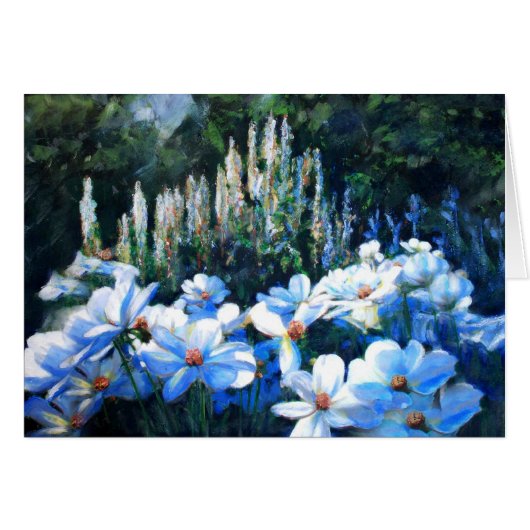 White Flowers Cards (Front Horizontal)