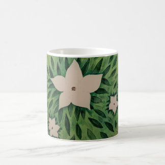White Flowers Coffee Mug