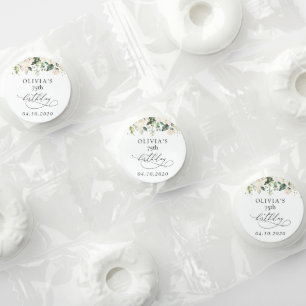 White Flowers, Cream Flowers, Boho, Birthday Life Saver® Mints