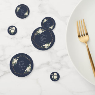 White Flowers, Cream Flowers, Boho, Bridal Shower Confetti