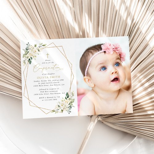 White Flowers, Cream Flowers, Boho, Confirmation