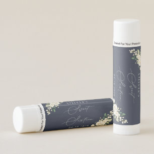 White Flowers, Cream Flowers, Boho, Sweet 16 Lip Balm
