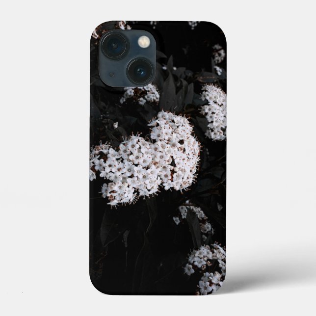 White Flowers Graphic    Case-Mate iPhone Case (Back)