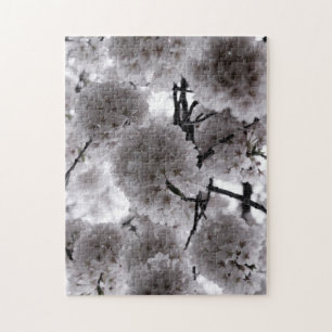 White Flowers Jigsaw Puzzle