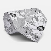 White flowers on light gray.