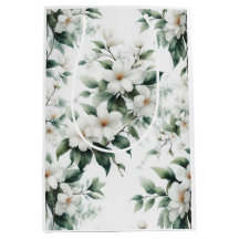 white flowers pattern
