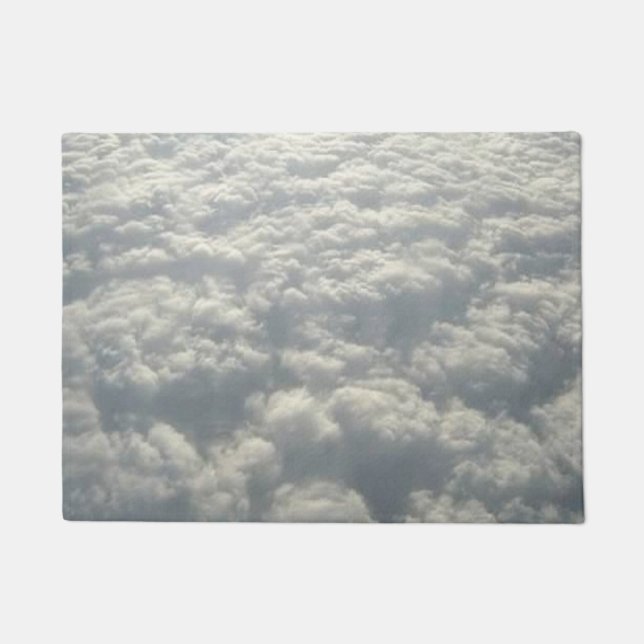 WHITE FLUFFY CLOUDS DOORMAT (Front)