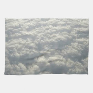 WHITE FLUFFY CLOUDS TOWEL