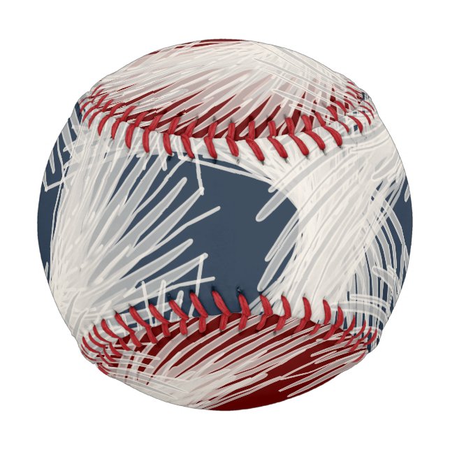 White flying feathers baseball (Front)