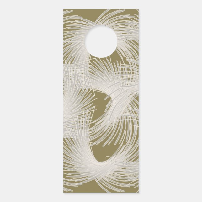 White flying feathers door hanger (Front)