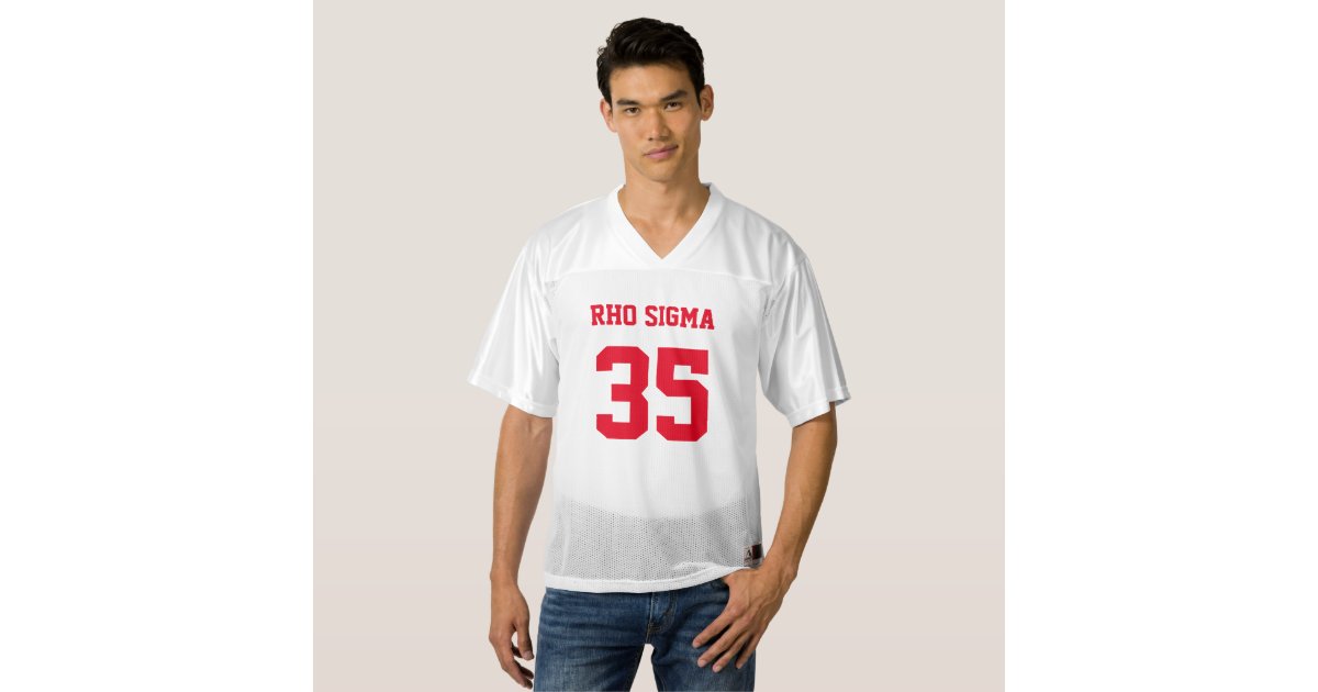 WHITE FOOTBALL JERSEY