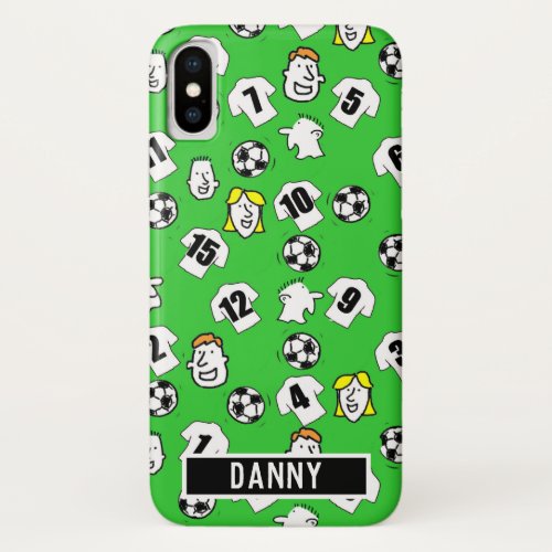 White Football Shirts Design iPhone X Case