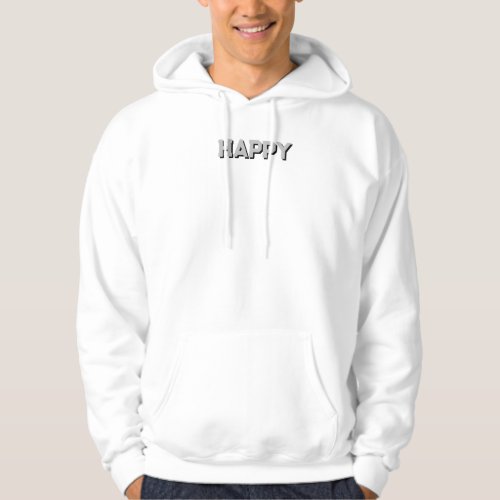 White  for men and womens wear hoodie