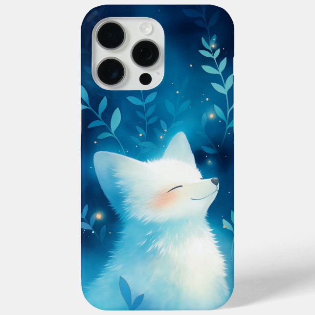 White Fox Tranquility Case-Mate iPhone Case (Back)