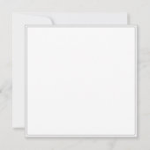 White Framed Wedding Invitation | Zazzle