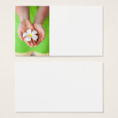 White frangipani flowers (Front & Back)