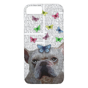 White French Bulldog and Butterflies iPhone 8/7 Case
