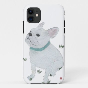 White French Bulldog  Case-mate Iphone Case by BlessHue at Zazzle