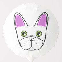 White French Bulldog Face
